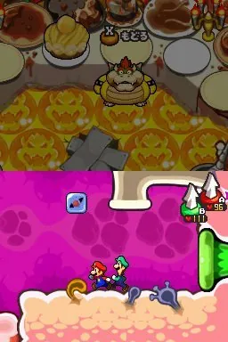 Mario & Luigi: Bowser's Inside Story – Écran-titre