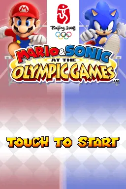 Mario & Sonic at the Olympic Games – Titulní obrazovka