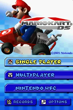 Mario Kart DS – Title screen