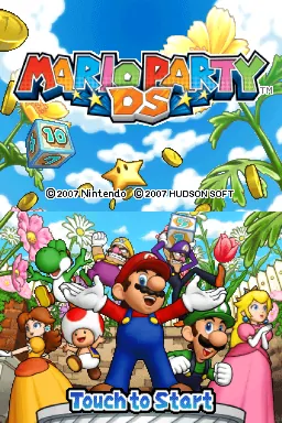 Mario Party DS – Titelbildschirm