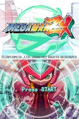 Mega Man ZX – Écran-titre
