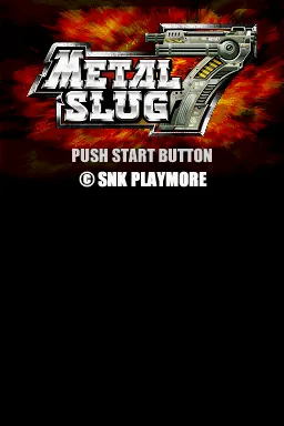 Metal Slug 7 – Titulní obrazovka