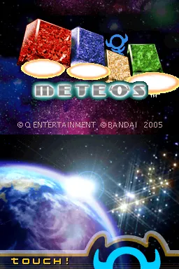 Meteos – Title screen