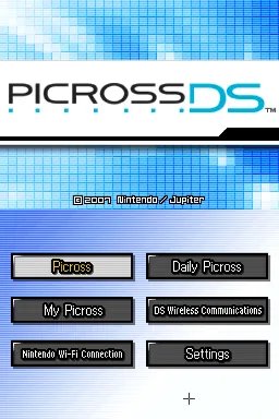 Picross DS – Titelbildschirm