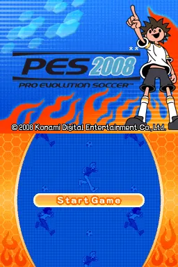 Pro Evolution Soccer 2008 – Écran-titre