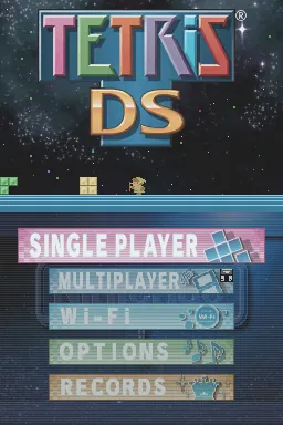 Tetris DS – Titelbildschirm
