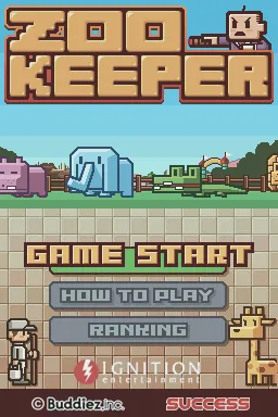 Zoo Keeper – Title screen