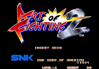 Art of Fighting – Titulní obrazovka