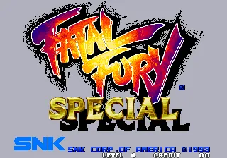 Fatal Fury Special – Titulní obrazovka