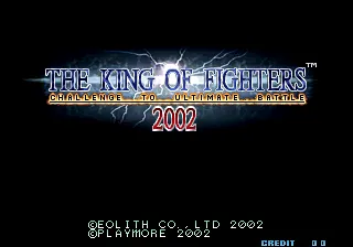 The King of Fighters '98 / 2002 – Titulní obrazovka