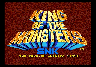 King of the Monsters – Écran-titre