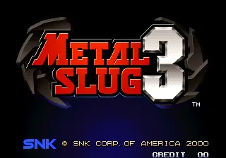 Metal Slug 1–X / 3 – Écran-titre