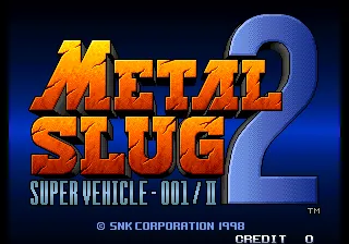Metal Slug 2 – Titelbildschirm