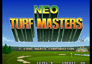 Neo Turf Masters – Titelbildschirm