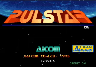 Pulstar – Titelbildschirm