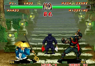 Samurai Shodown II – En jeu