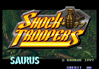 Shock Troopers – Titulní obrazovka