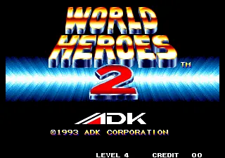 World Heroes 2 – Titulní obrazovka