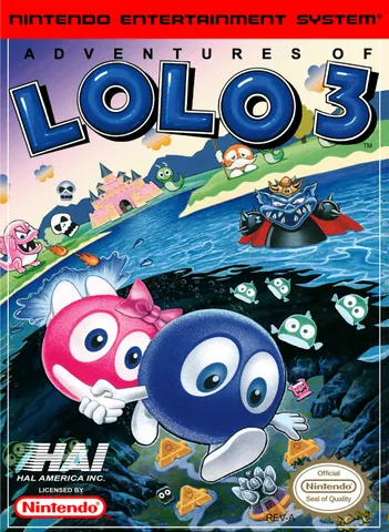 Adventures of Lolo 1–3 – boxart