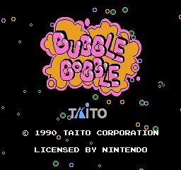 Bubble Bobble – Titulní obrazovka