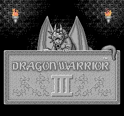 Dragon Warrior III / IV – Titelbildschirm