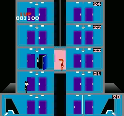 Elevator Action – Aus dem Spiel