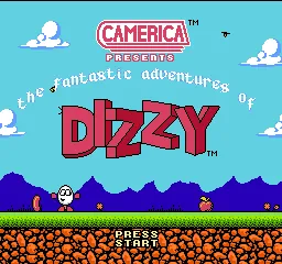 The Fantastic Adventures of Dizzy – Title screen