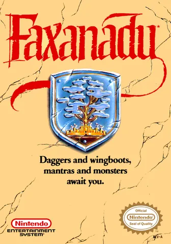 Faxanadu – boxart