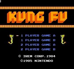Kung Fu – Titulní obrazovka