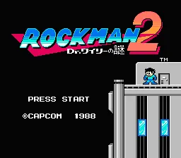 Mega Man 2 – Titelbildschirm