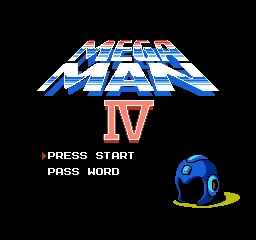 Mega Man 4 – Title screen