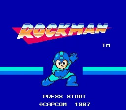 Mega Man – Titulní obrazovka