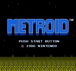 Metroid – Titulní obrazovka