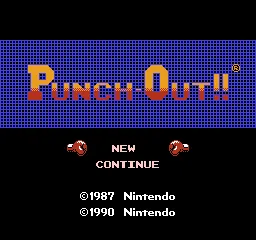 Punch-Out!! – Écran-titre