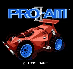 R.C. Pro-Am II – Titulní obrazovka