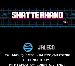 Shatterhand – Titelbildschirm