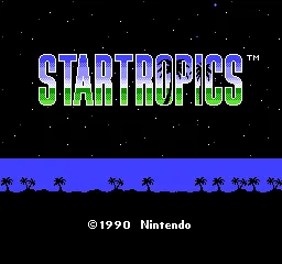 StarTropics – Titulní obrazovka