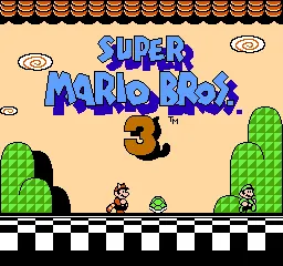 Super Mario Bros. 3 – Titelbildschirm