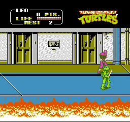Teenage Mutant Ninja Turtles II: The Arcade Game – In-game