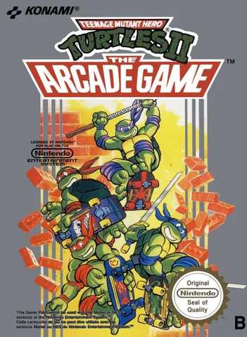 Teenage Mutant Ninja Turtles II: The Arcade Game – boxart