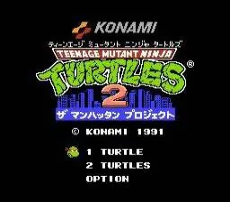 Teenage Mutant Ninja Turtles III: The Manhattan Project – Écran-titre