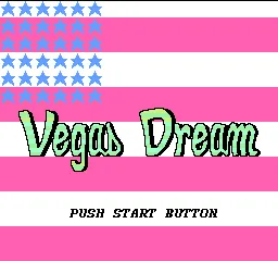 Vegas Dream – Titulní obrazovka