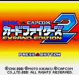 SNK vs. Capcom: Card Fighters' Clash 2: Expand Edition – Title screen