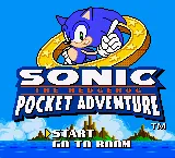 Sonic the Hedgehog: Pocket Adventure – Titulní obrazovka