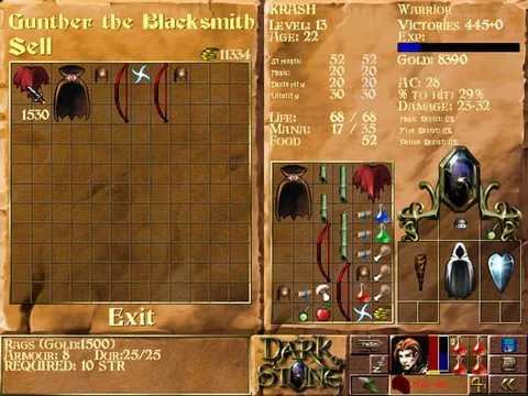 Darkstone – Ze hry