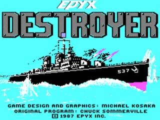 Destroyer Command – Titulní obrazovka