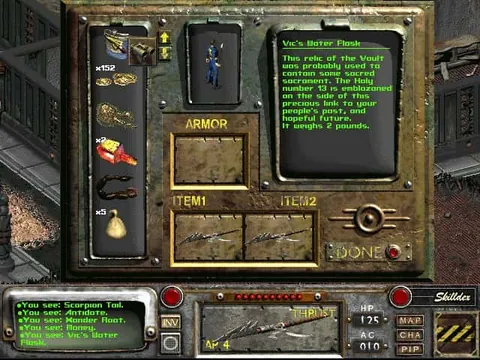 Fallout 2 – In-game
