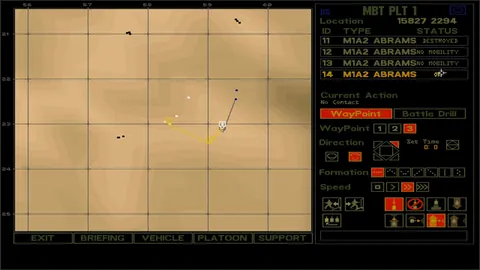 M1 Tank Platoon II – In-game