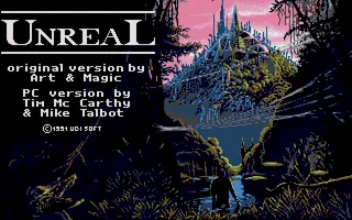 Unreal – Titelbildschirm
