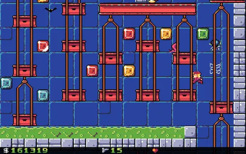 Crystal Caves – In-game